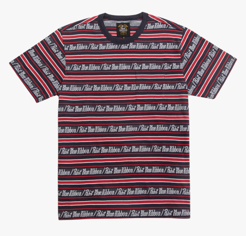 Striped Guess Usa T Shirt Brown, HD Png Download - kindpng