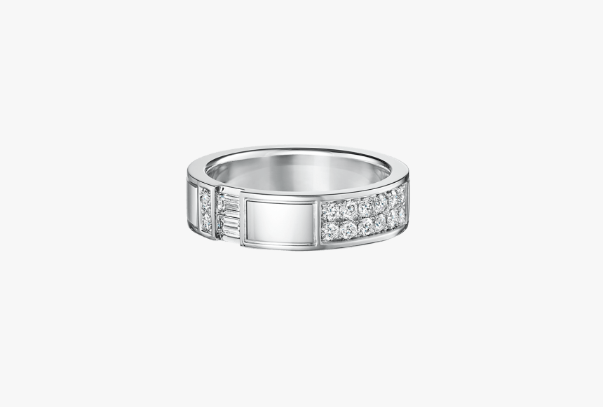 Front View Of The Traffic By Harry Winston, Wide Diamond - Engagement Ring, HD Png Download, Free Download