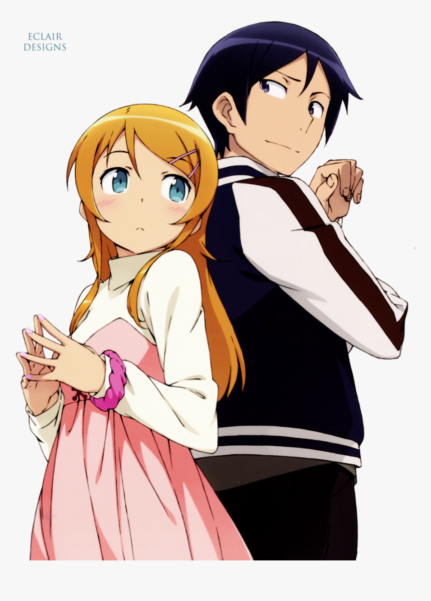 Kirino And Kyousuke , Png Download - Kirino Ore No Imouto Ga Konnani Kawaii Wake Ga Nai, Transparent Png, Free Download