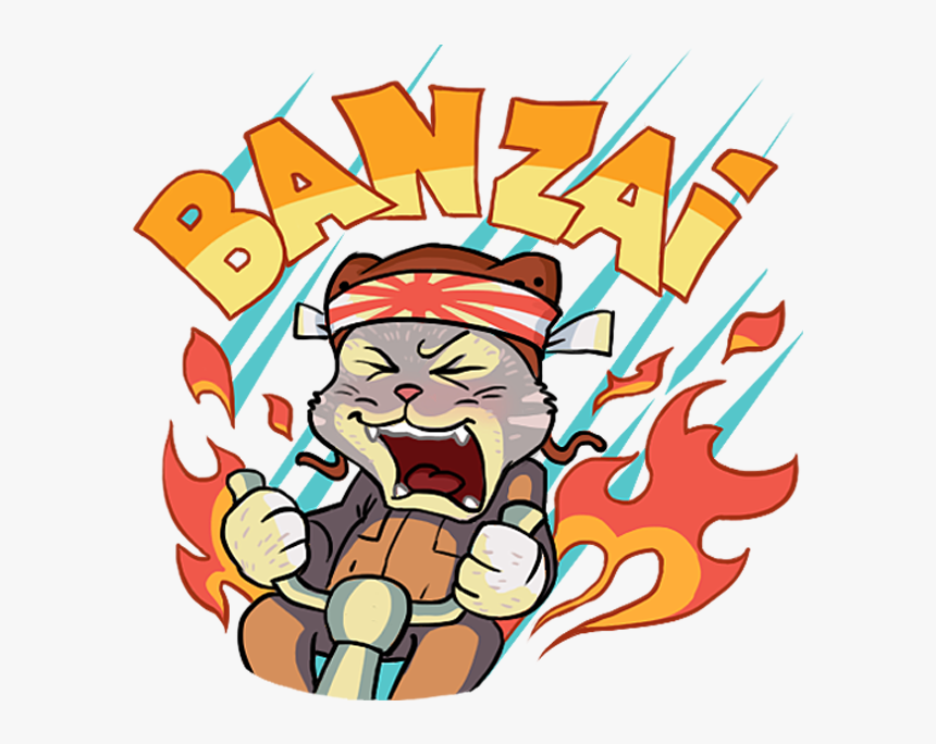 Transparent Kamikaze Png - Kamikaze Cat, Png Download, Free Download