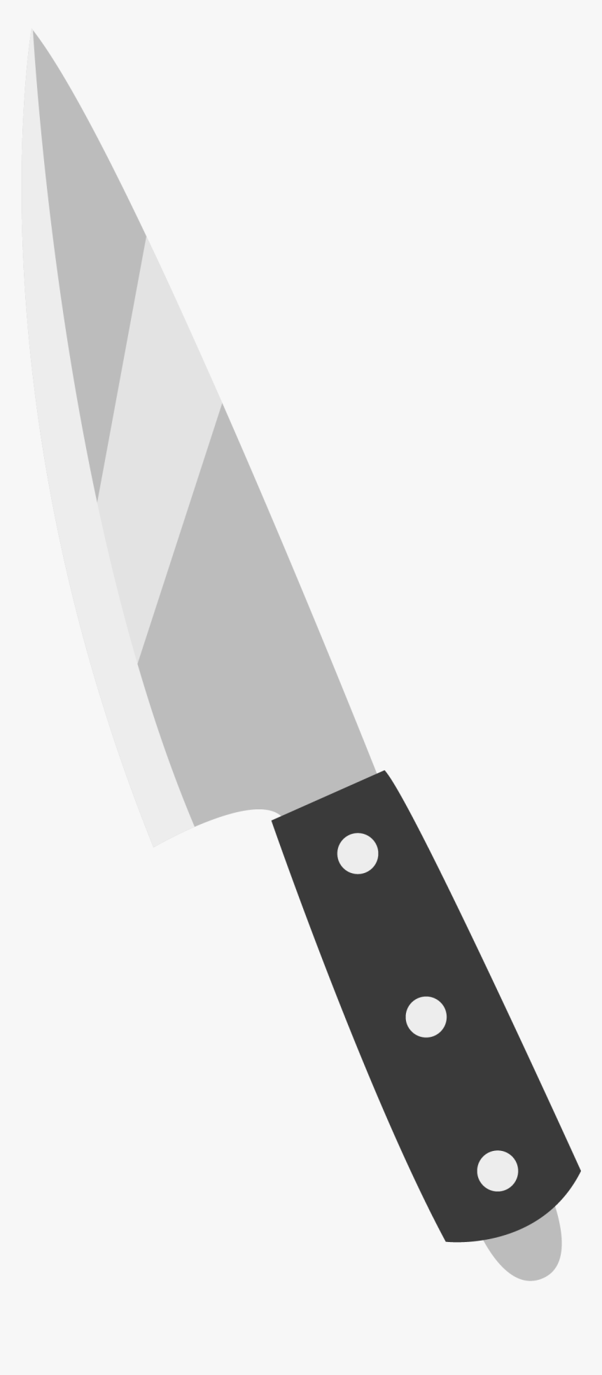 Kitchen Knife Throwing Knife - Transparent Background Knife Vector Art, HD Png Download, Free Download