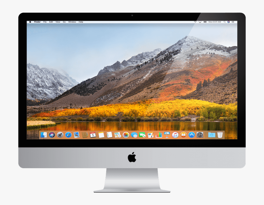 A Picture Showing An Apple Imac From - Imac Home Screen, HD Png Download, Free Download