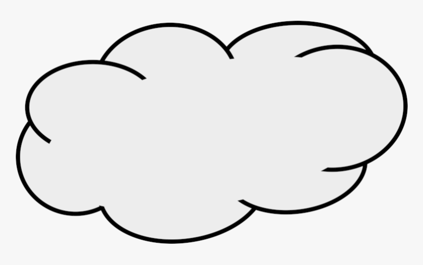 Cloud Grey Clipart Smoke Transparent Png - Smoke Cloud Clip Art, Png Download, Free Download