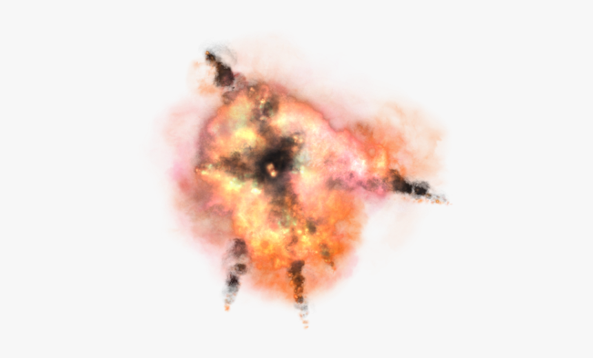 Fireblast With Smoke - Portable Network Graphics, HD Png Download, Free Download