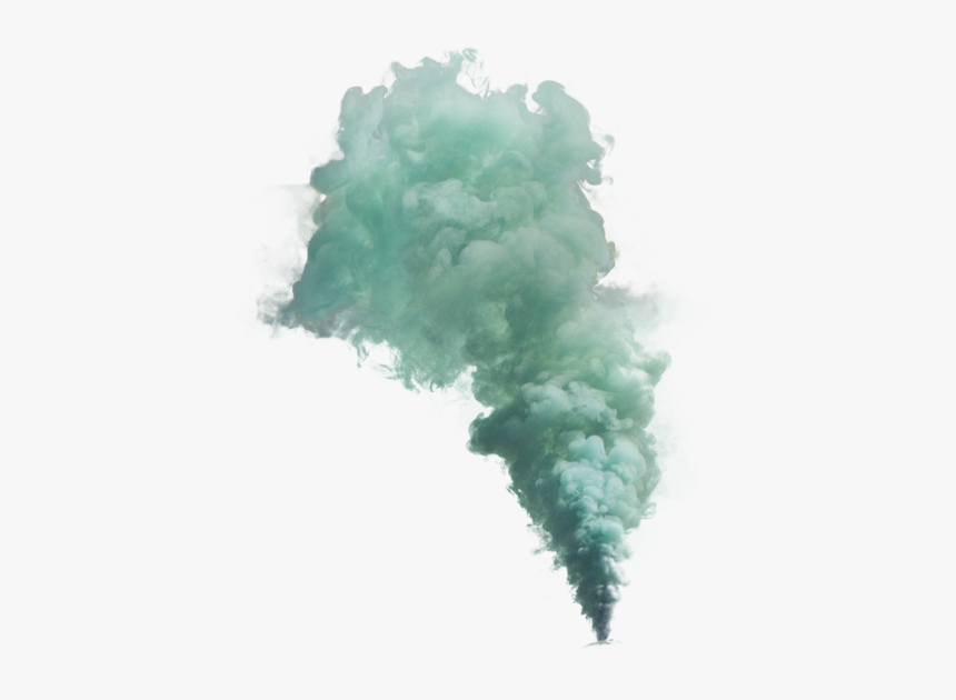 Turquoise Smoke Transparent Background Png - Transparent Background Green Smoke, Png Download, Free Download