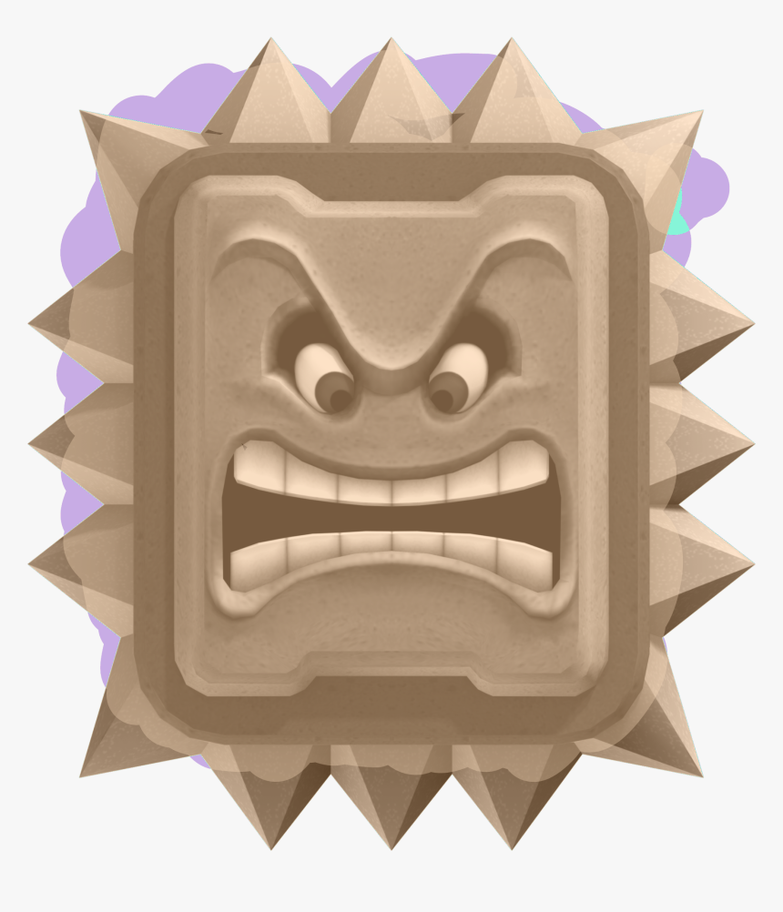 Dust Thwomp , Png Download - Mario Enemies, Transparent Png, Free Download