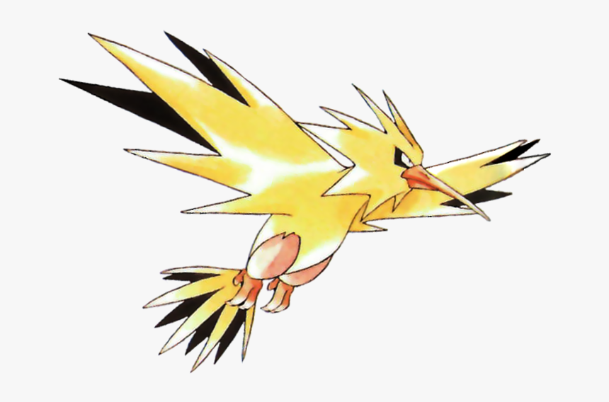 Zapdos - Pokemon Zapdos Original Art, HD Png Download, Free Download