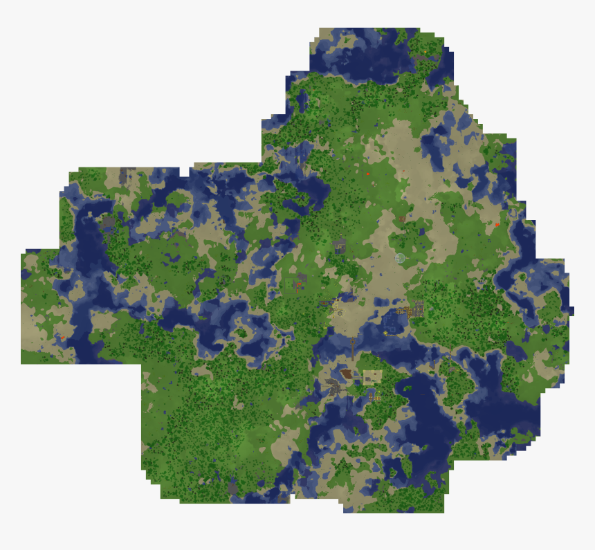 Minecraft Map Top View, HD Png Download, Free Download