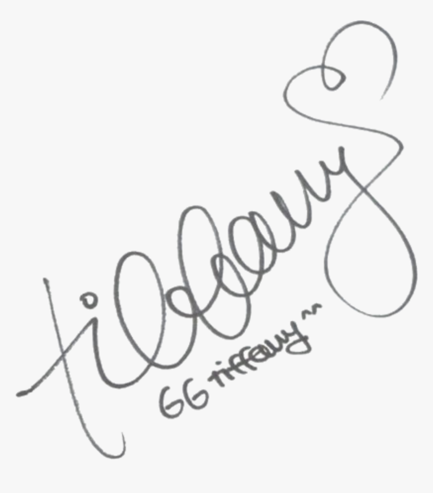 Snsd Tiffany Signature, HD Png Download, Free Download