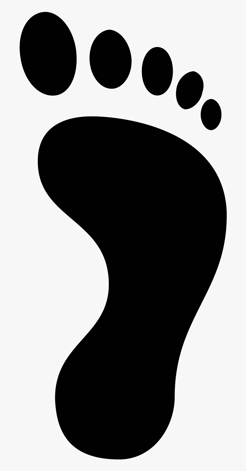 Foot Icon - Footprint Transparent, HD Png Download, Free Download