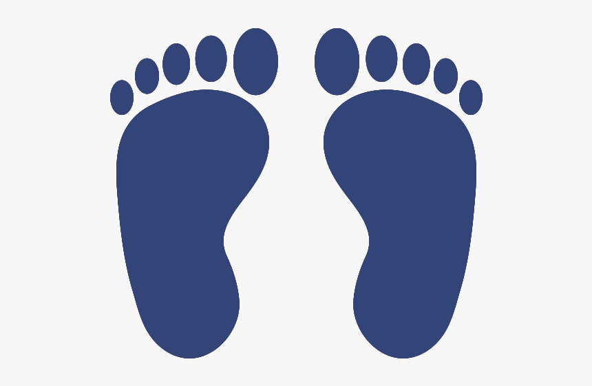 Foot Print Silhouette Png, Transparent Png, Free Download