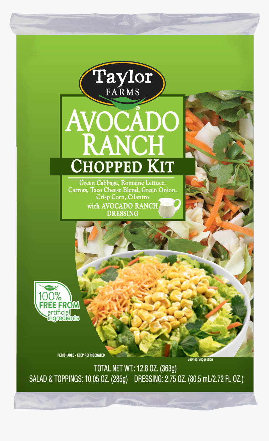 Taylor Farms Avocado Ranch Chopped Salad Kit, HD Png Download, Free Download