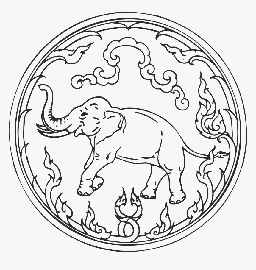 Seal Chiang Rai Clip Arts - Dibujos Facil De Hacer Elefante, HD Png Download, Free Download