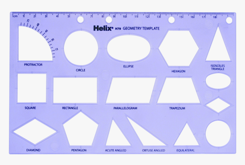 Clip Art Geometric Shape Template - Lavender, HD Png Download, Free Download