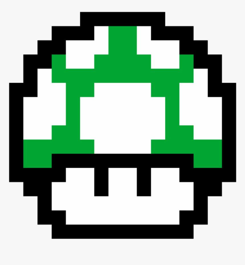 1up Mushroom - Mario 1 Up Mushroom 8 Bit, HD Png Download, Free Download