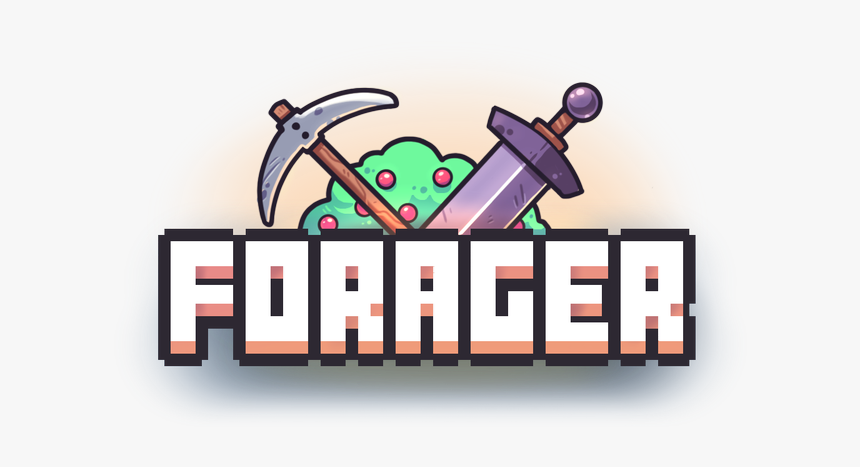 Forager A Terraria-like Survival Rpg With Awesome Artwork - Graphic Design, HD Png Download, Free Download