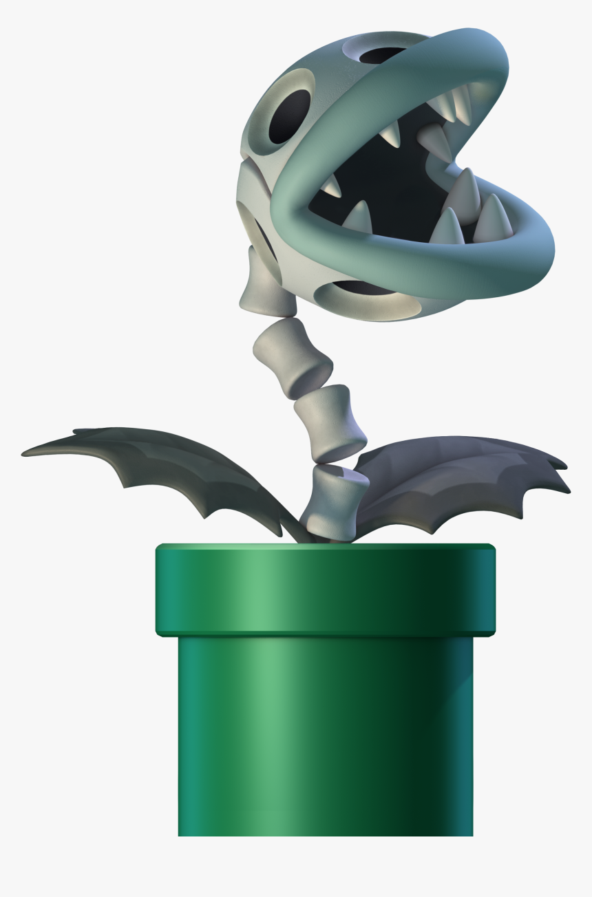 Mario Dry Piranha Plant, HD Png Download, Free Download