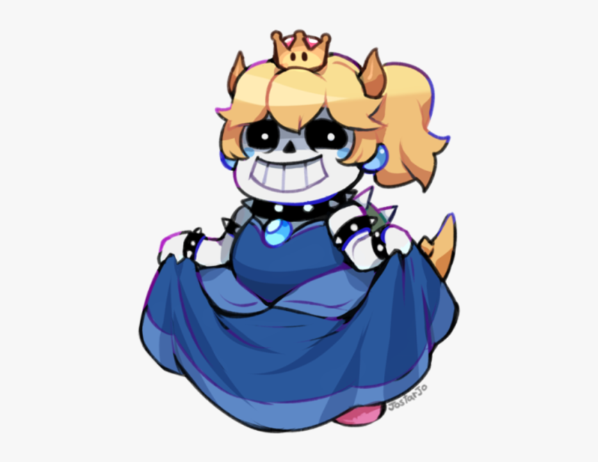 Undertale Vertebrate Cartoon Fictional Character Purple - Sans Bowsette, HD Png Download, Free Download