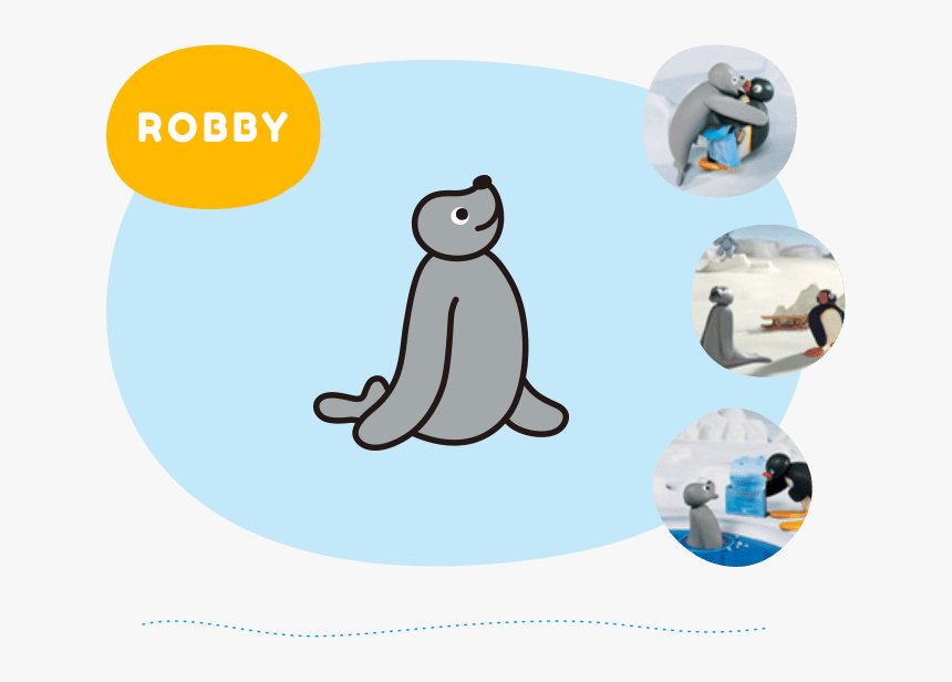 Robby Is An Energetic And Enthusiastic Seal And - Cartoon, HD Png Download, Free Download