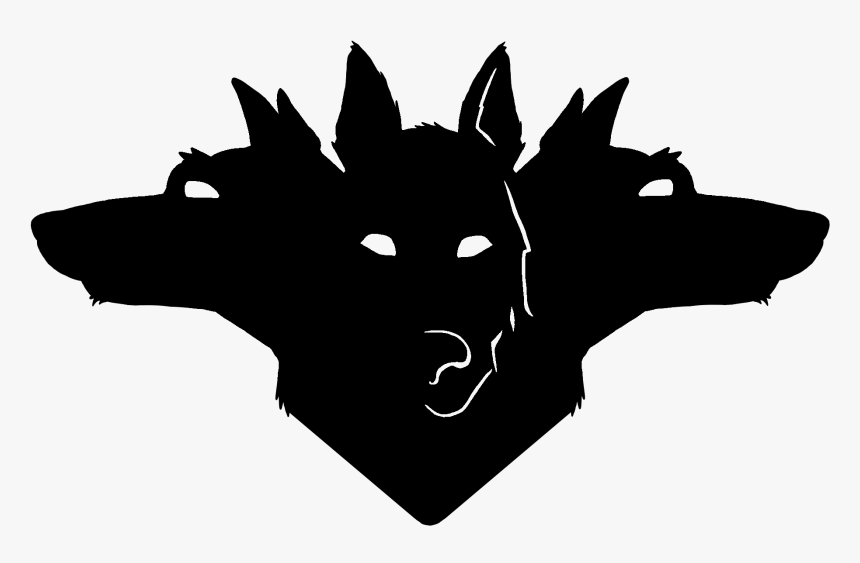 Black And White Cerberus Logo, HD Png Download, Free Download