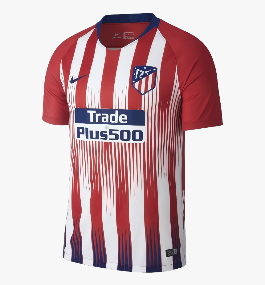 Atletico Madrid 18/19 Home Jersey"
 Title="atletico - Camiseta Atletico De Madrid 2019, HD Png Download, Free Download