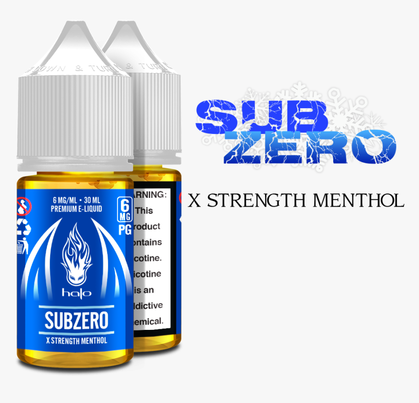 Halo Subzero E Liquid Clon, HD Png Download, Free Download