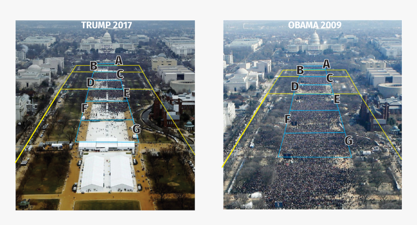 Crowds Overlay - Trump Inauguration Alternative Facts, HD Png Download, Free Download