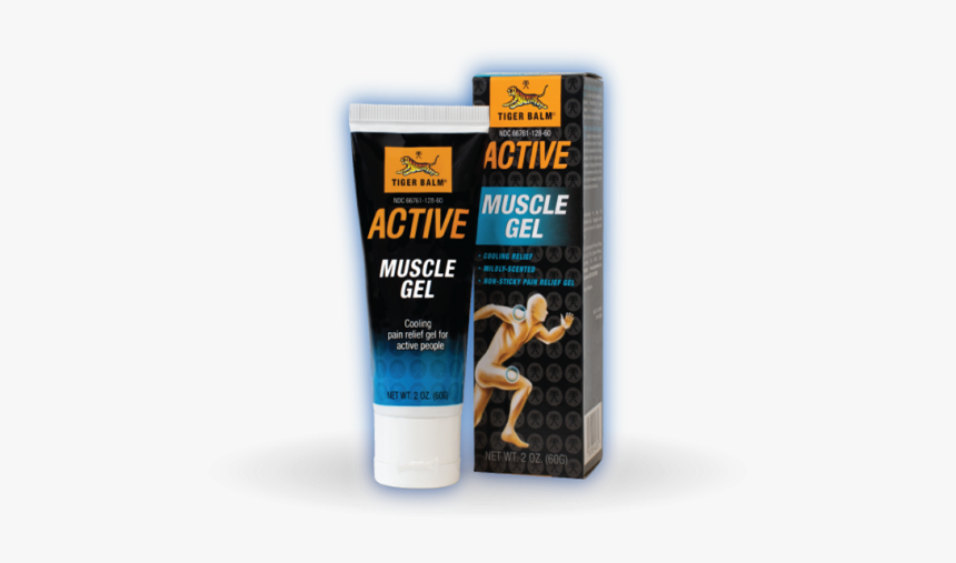 Tiger Balm Active Muscle Gel - Tiger Balm Active Muscle Gel 60g, HD Png Download, Free Download