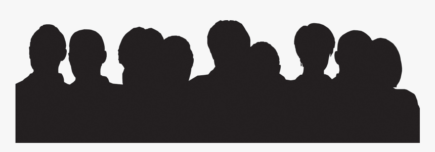 crowd silhouette png