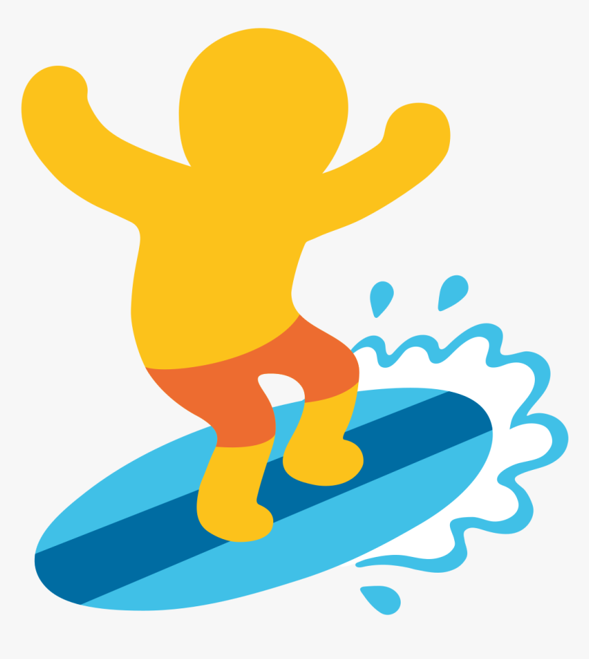 Surf Emoji Transparent, HD Png Download, Free Download