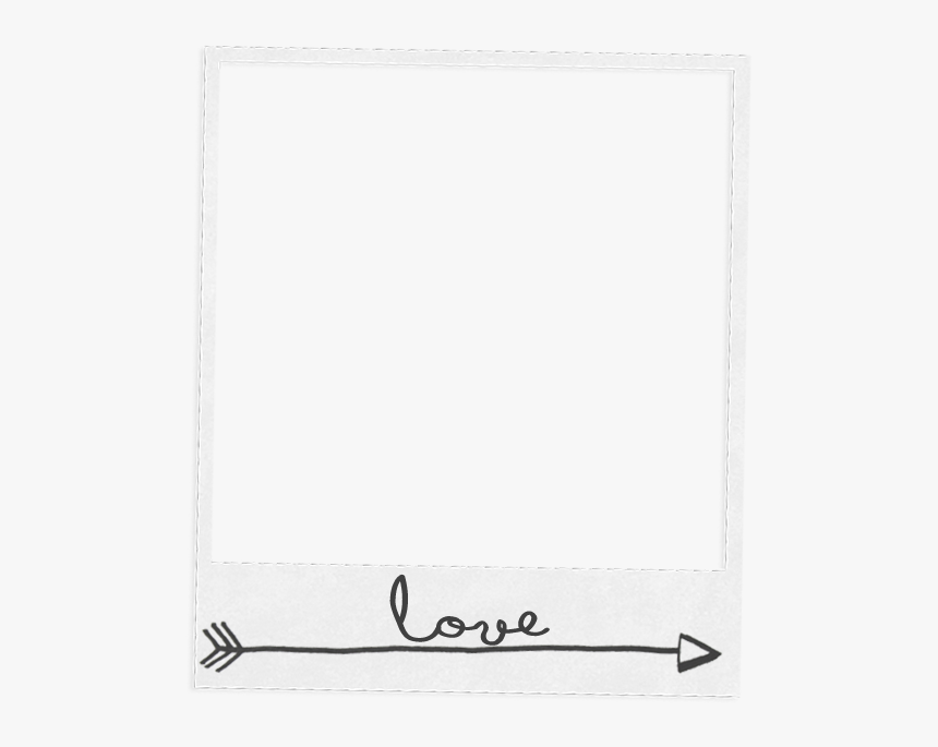 Clip Art Template For Free - White Polaroid Frames Png, Transparent Png, Free Download