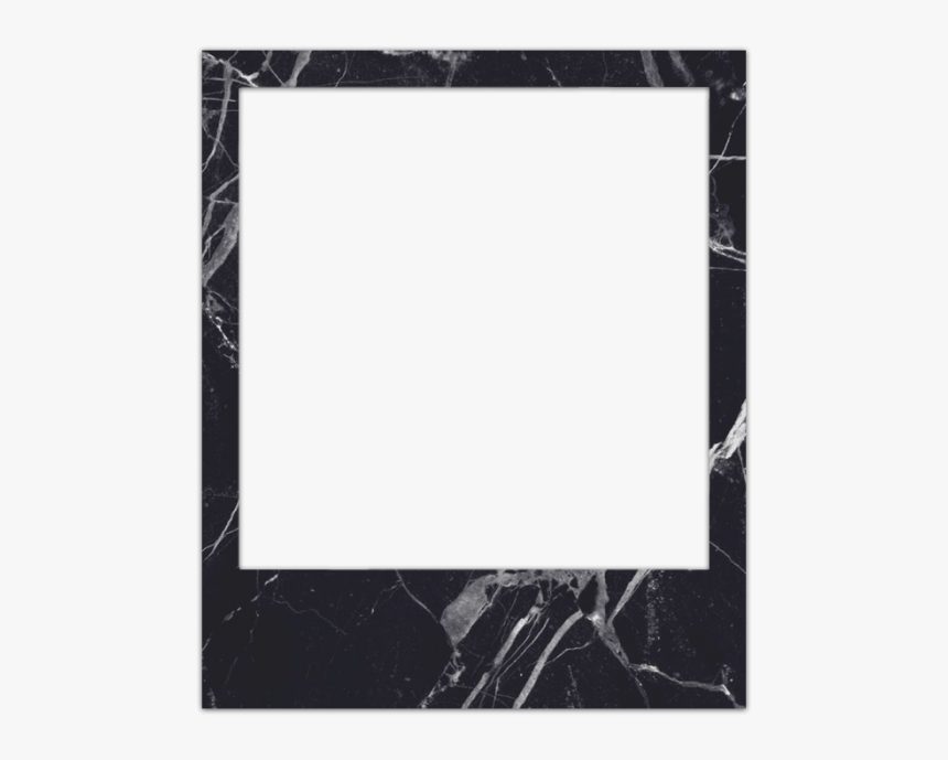 Transparent Polaroid Camera Clipart Black And White - Polaroid Black Frame Png, Png Download, Free Download