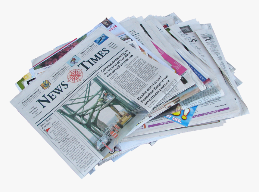 Newspaper Png Transparent Image - Transparent News Paper Png, Png Download, Free Download