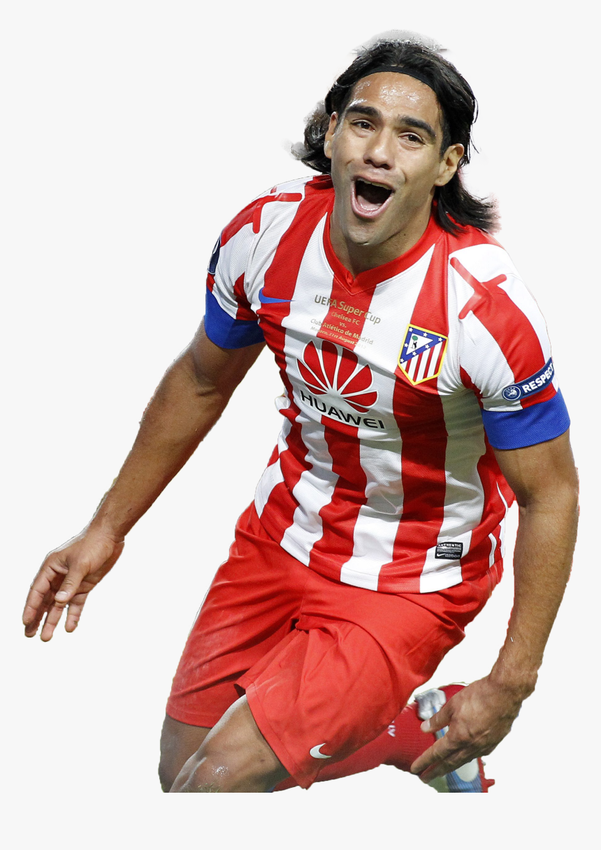 Radamel Falcao - Radamel Falcao Atletico Png, Transparent Png, Free Download