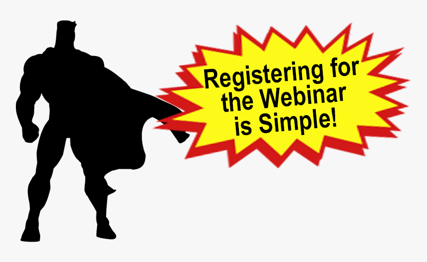 Registering For The Webinar Is Easy - Comic Book Bubble Png, Transparent Png, Free Download