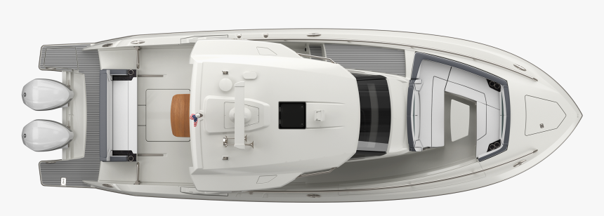 34 Ls Exterior Plan View With Hardtop - Tiara Sport 34 Ls, HD Png Download, Free Download