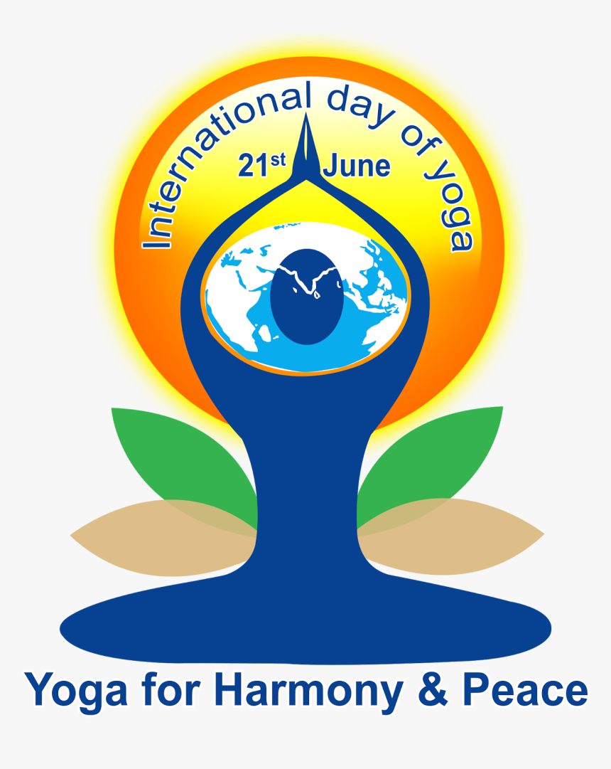 International Day Of Yoga Logo Png - International Yoga Day 2018, Transparent Png, Free Download