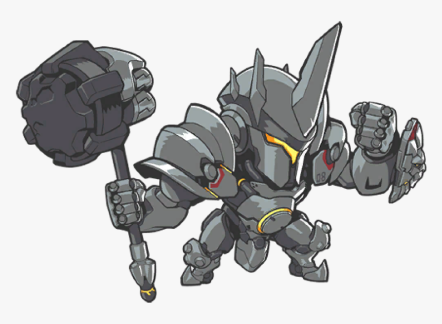 Overwatch Reinhardt Cute Spray, HD Png Download - kindpng