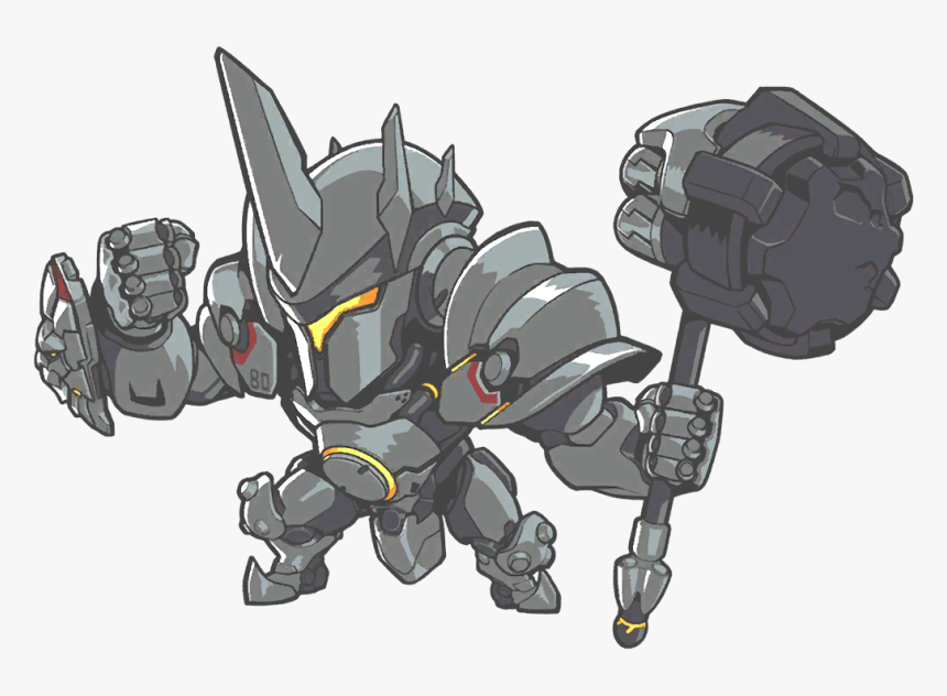 Overwatch Reinhardt Png - Overwatch Reinhardt Cute Spray, Transparent Png, Free Download