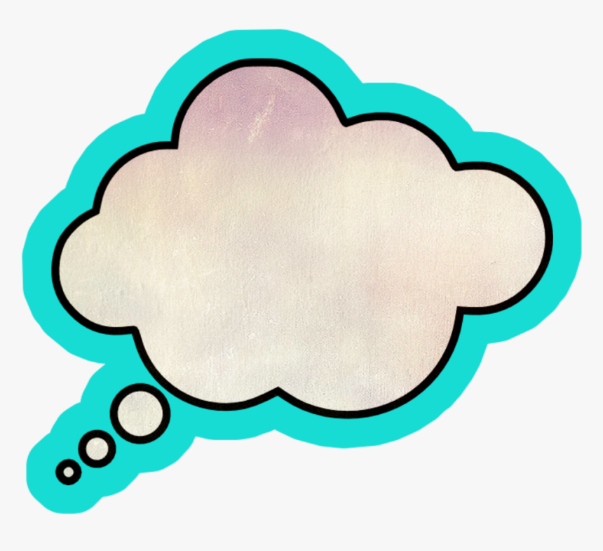 #here Is The Thinking Bubble - Thinking Balloon Png, Transparent Png, Free Download