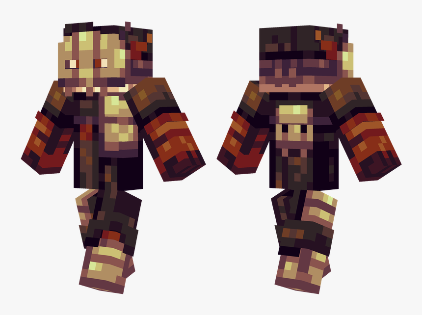 Minecraft Dark Steve Skin, HD Png Download, Free Download