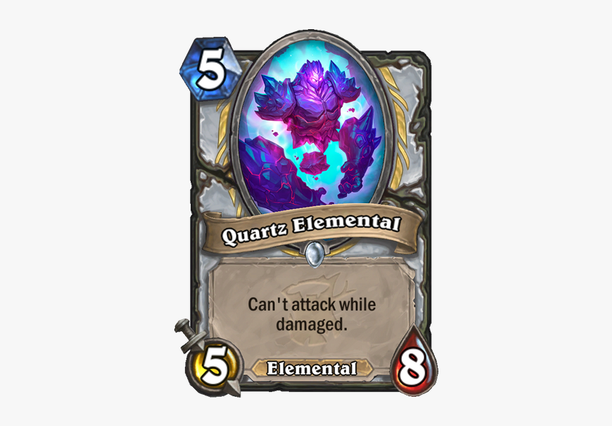 Pr C 5 Quartz Elemental - Quartz Elemental Hearthstone, HD Png Download, Free Download