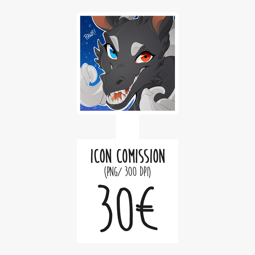 Headshot Comissions Open Single Icon Is 30€partner - Cartoon, HD Png Download, Free Download