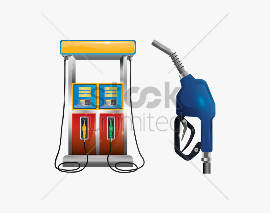 Download Gas Pump Gasoline Clip Art Clipart Filling - Cartoon Gas Station Pumps, HD Png Download, Free Download