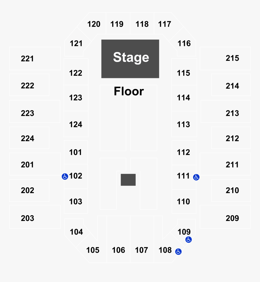 James Brown Arena Seating Chart, HD Png Download, Free Download