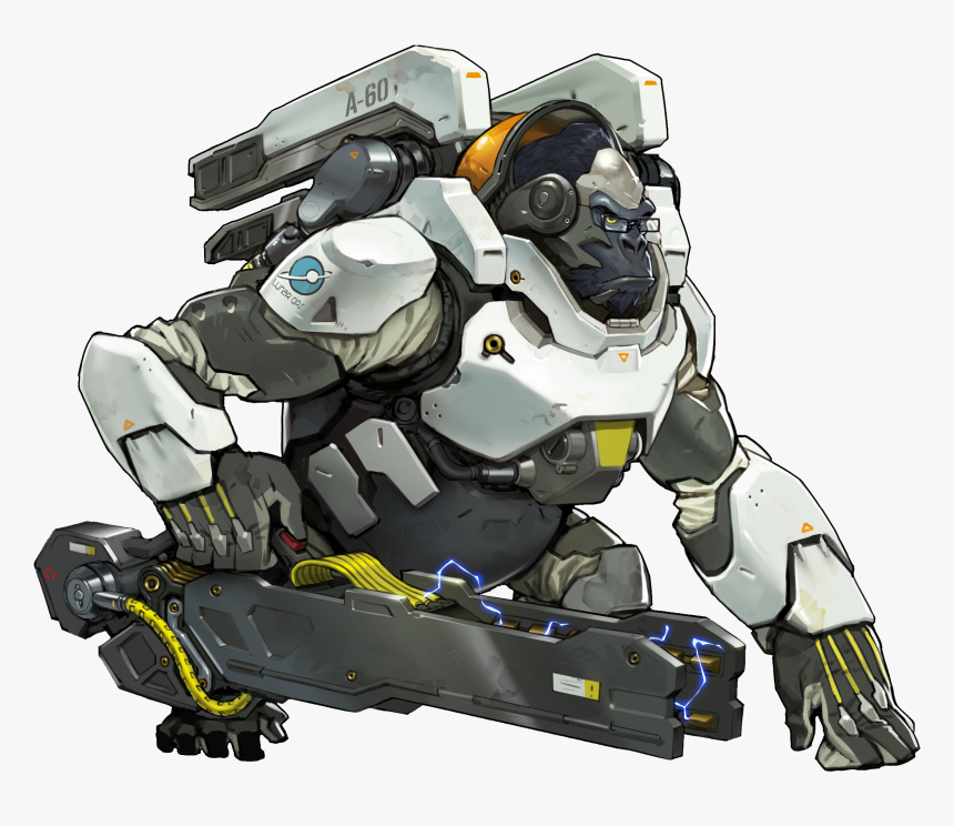 Winston Overwatch Png - Winston Overwatch Art, Transparent Png, Free Download