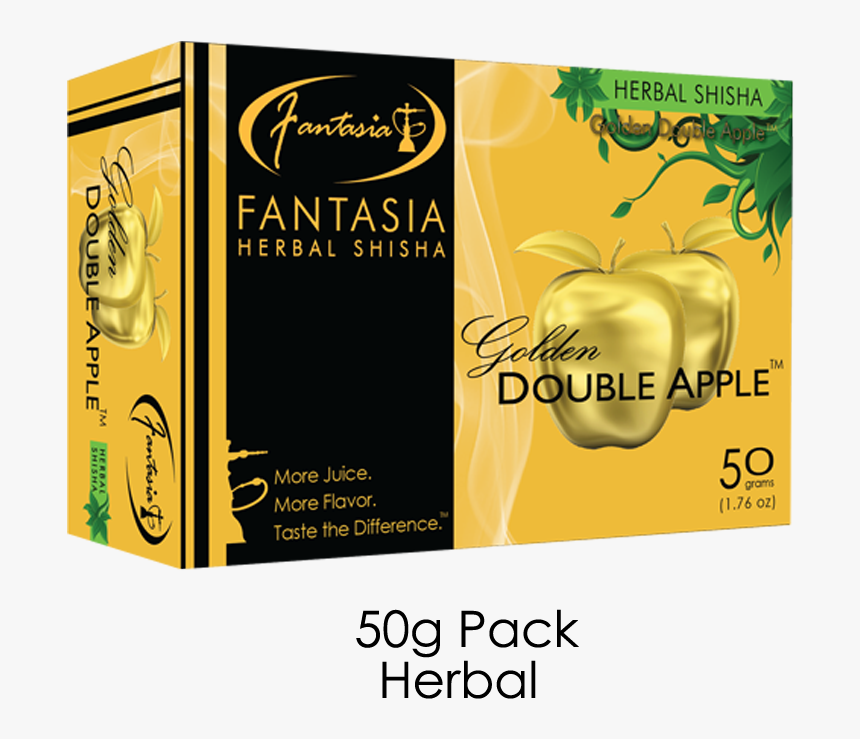 Fantasia Golden Double Apple Shisha 50g - Fantasia Pink Lemonade, HD Png Download, Free Download