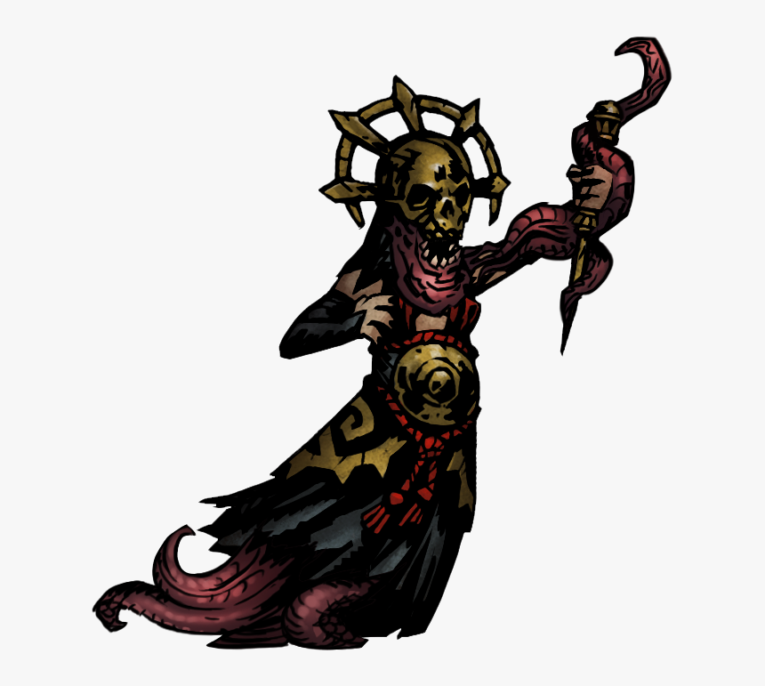 Ascended Witch - Darkest Dungeon Cultist Acolyte, HD Png Download, Free Download