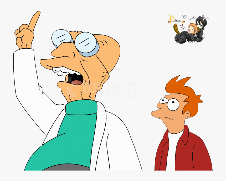 Free Png Download Futurama Fry Professor Clipart Png - Futurama Png, Transparent Png, Free Download