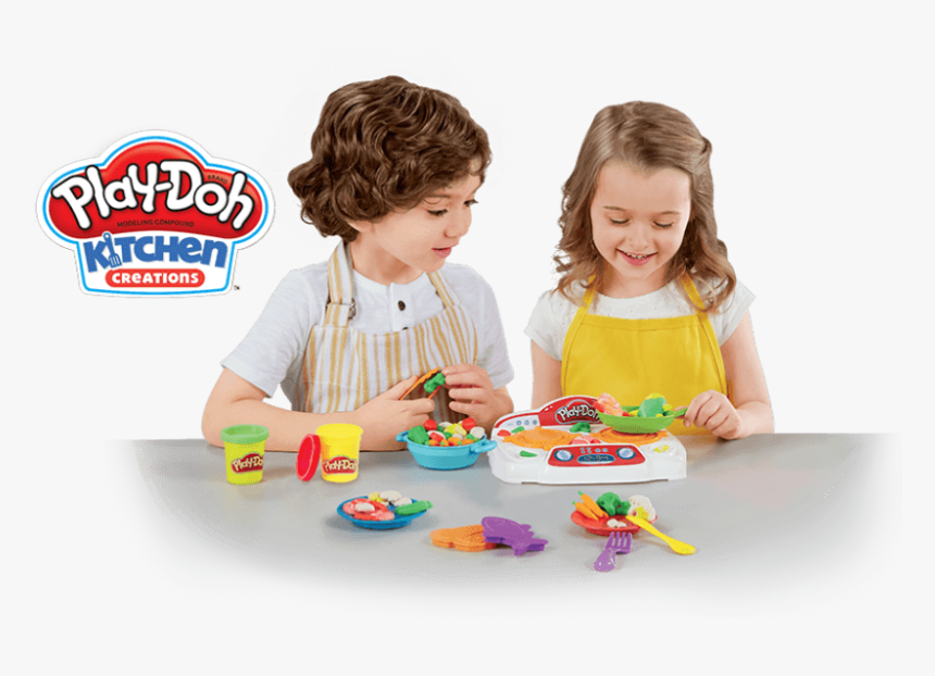 Toy,baby Playing With With Kids - Play Doh, HD Png Download, Free Download